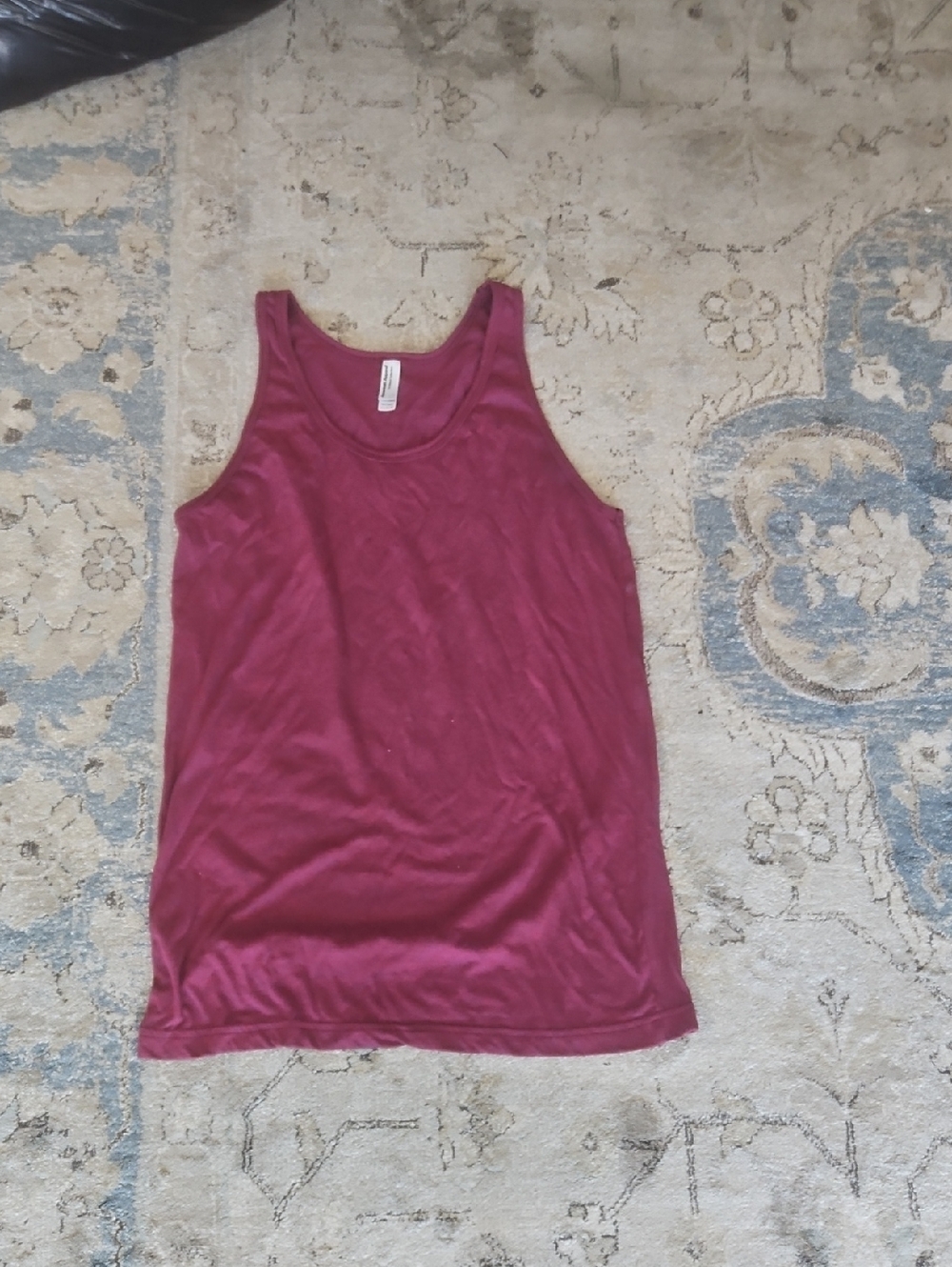 American Apparel Women's Magenta Scoop Neck Tank